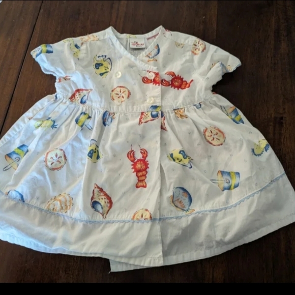 Disney Other - vintage Disney Store beachy style shirt/dress. Size 6 months